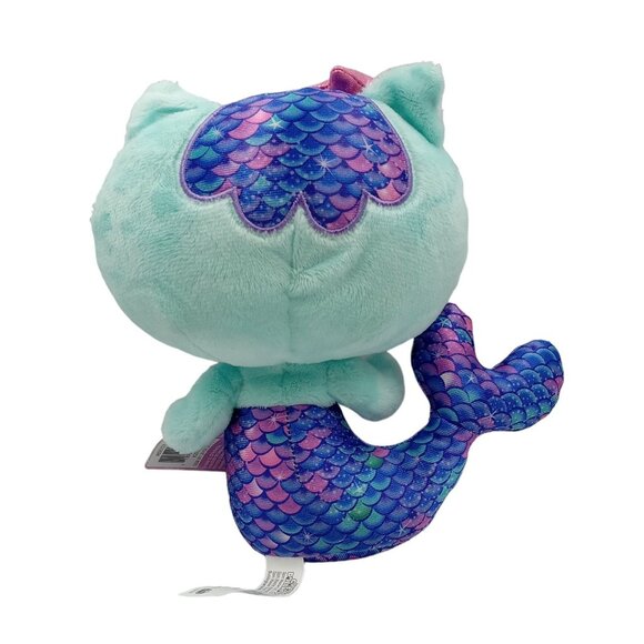 Gabbys Dollhouse MerCat Mermaid Plush Toy, DreamWorks, With Tags - Blue & Purple - Picture 2 of 10